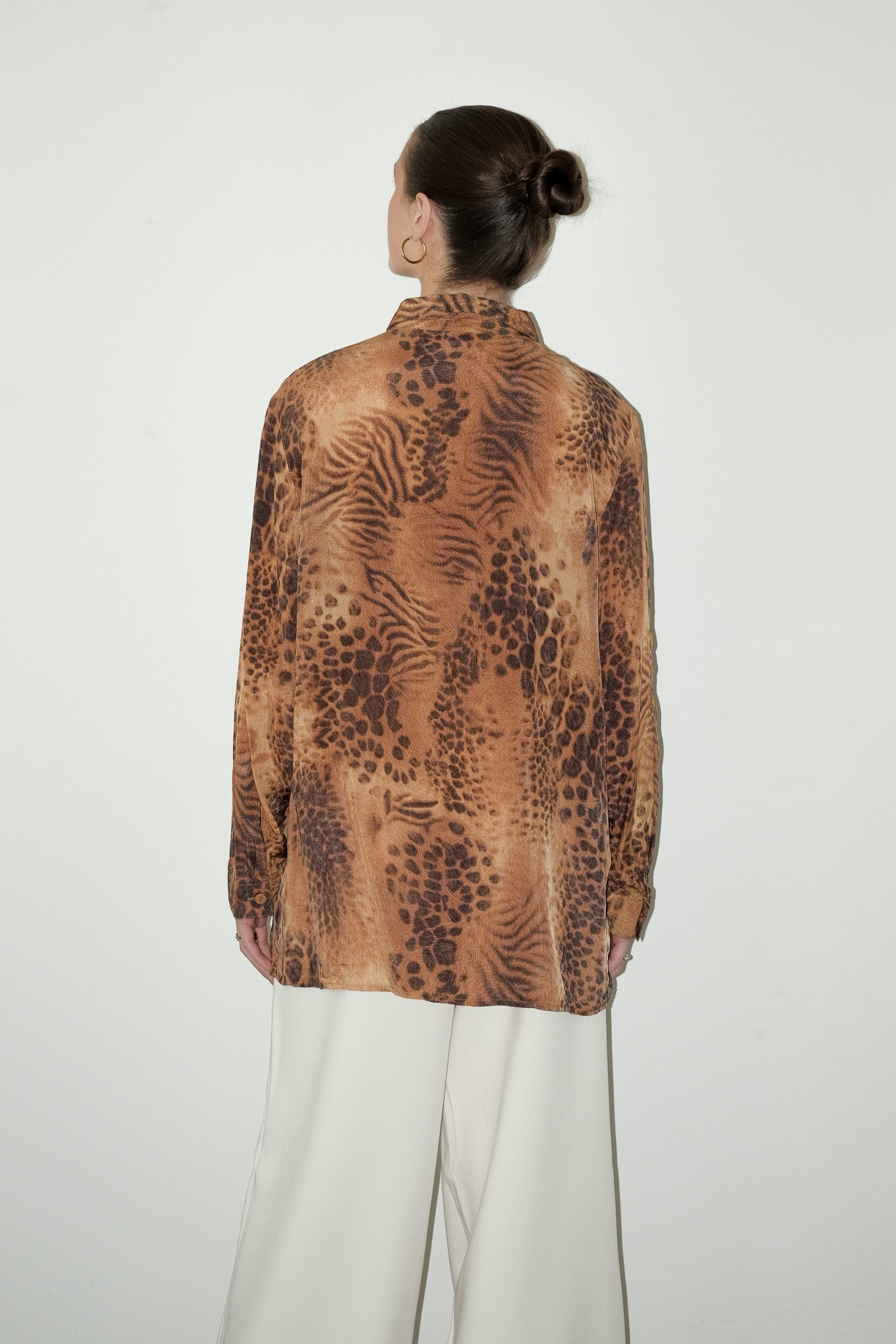 Niva geprinte blouse - M