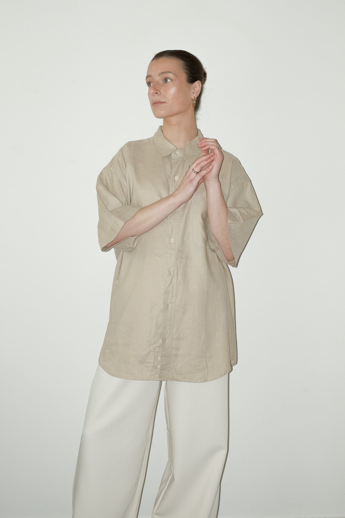 Zivy 100% linnen blouse - L