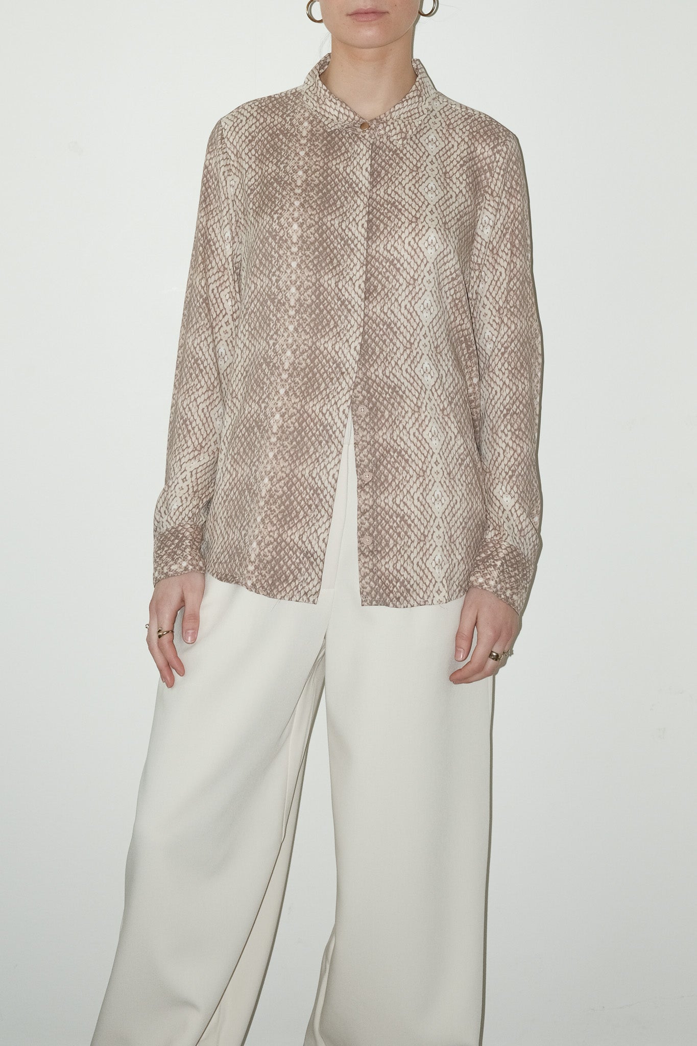 Rhea geprinte blouse - M