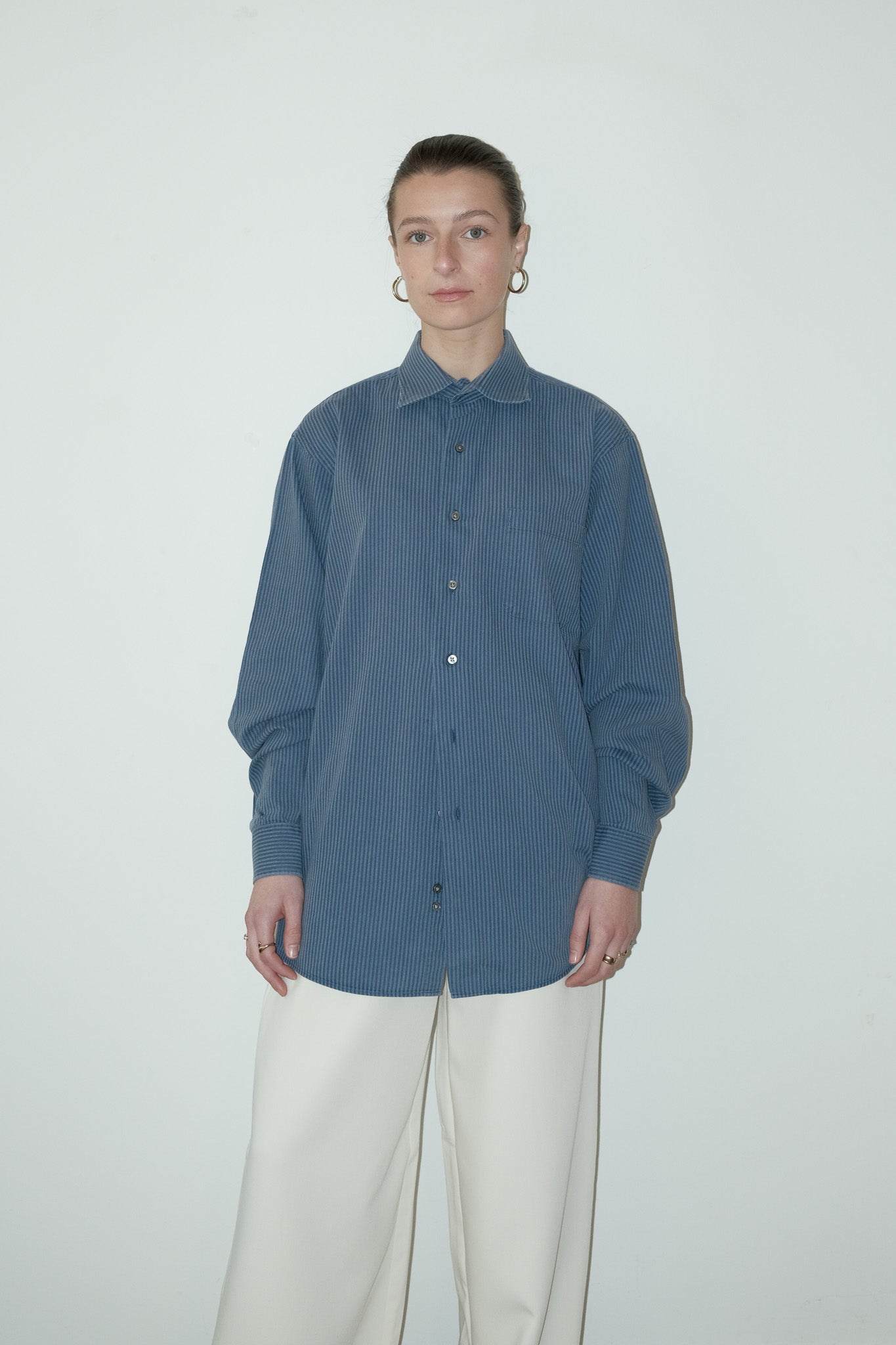 Calvin Klein gestreept overhemd - L