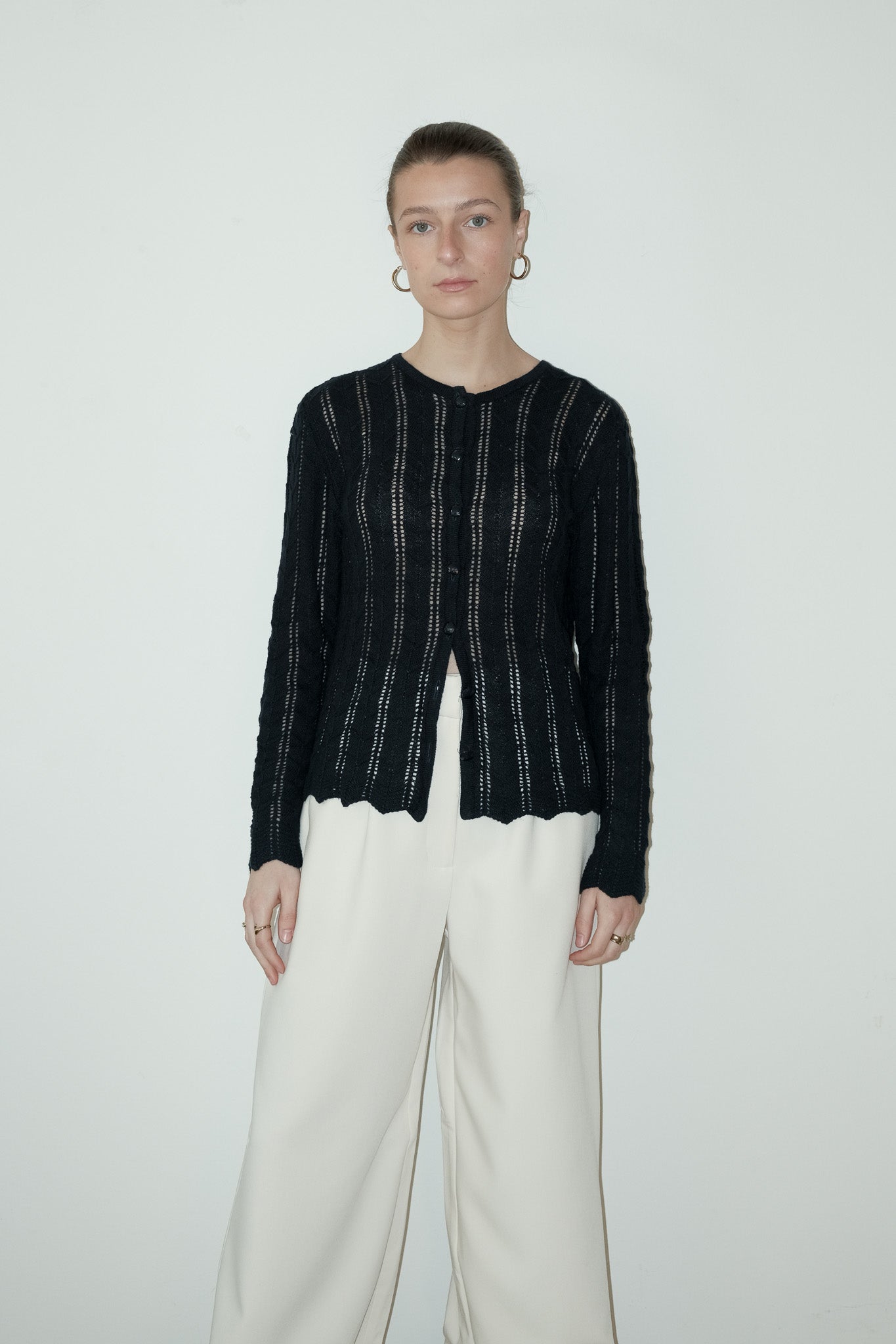 Monet crochet vestje - S