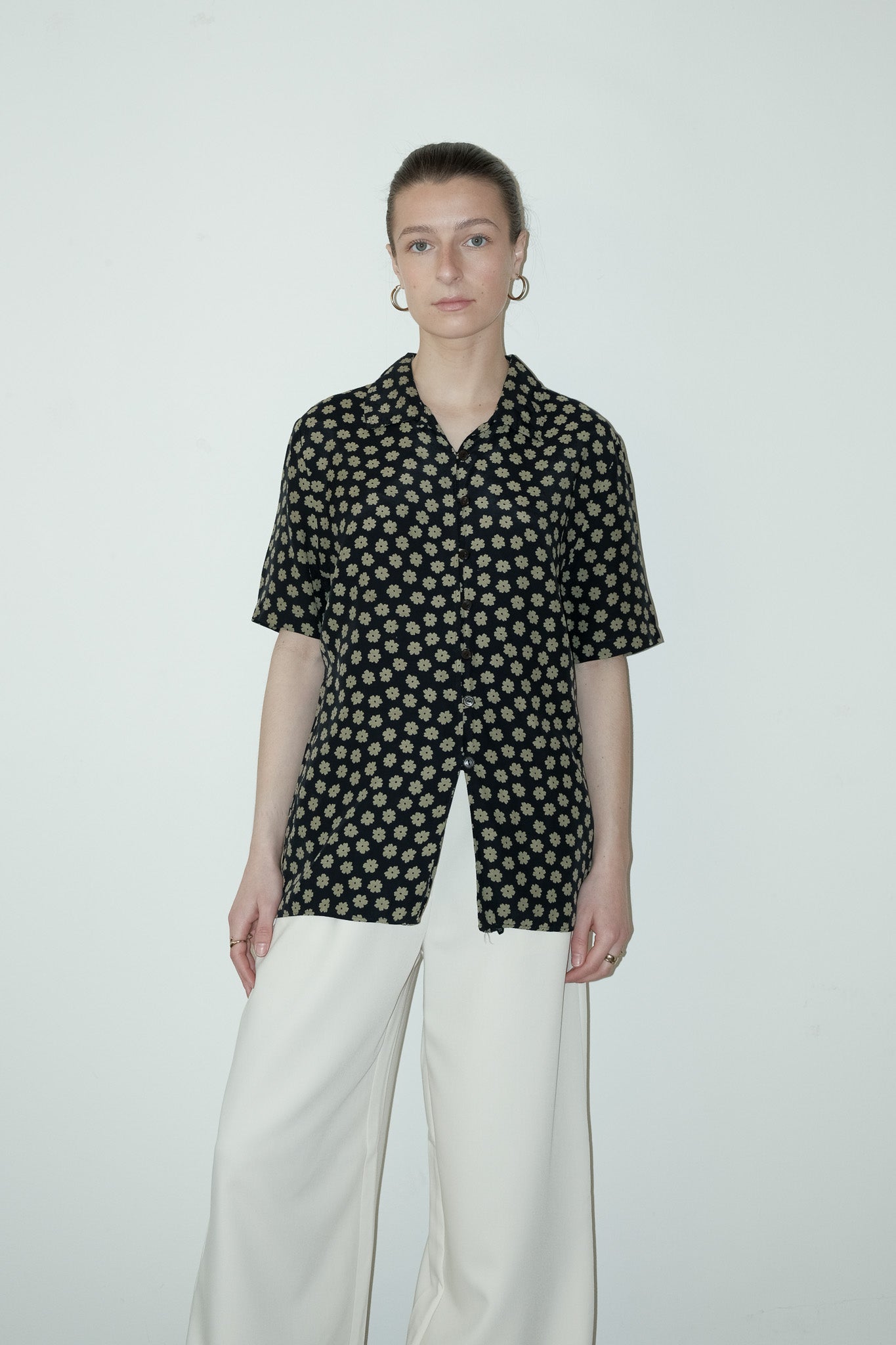 Aires geprinte blouse - M