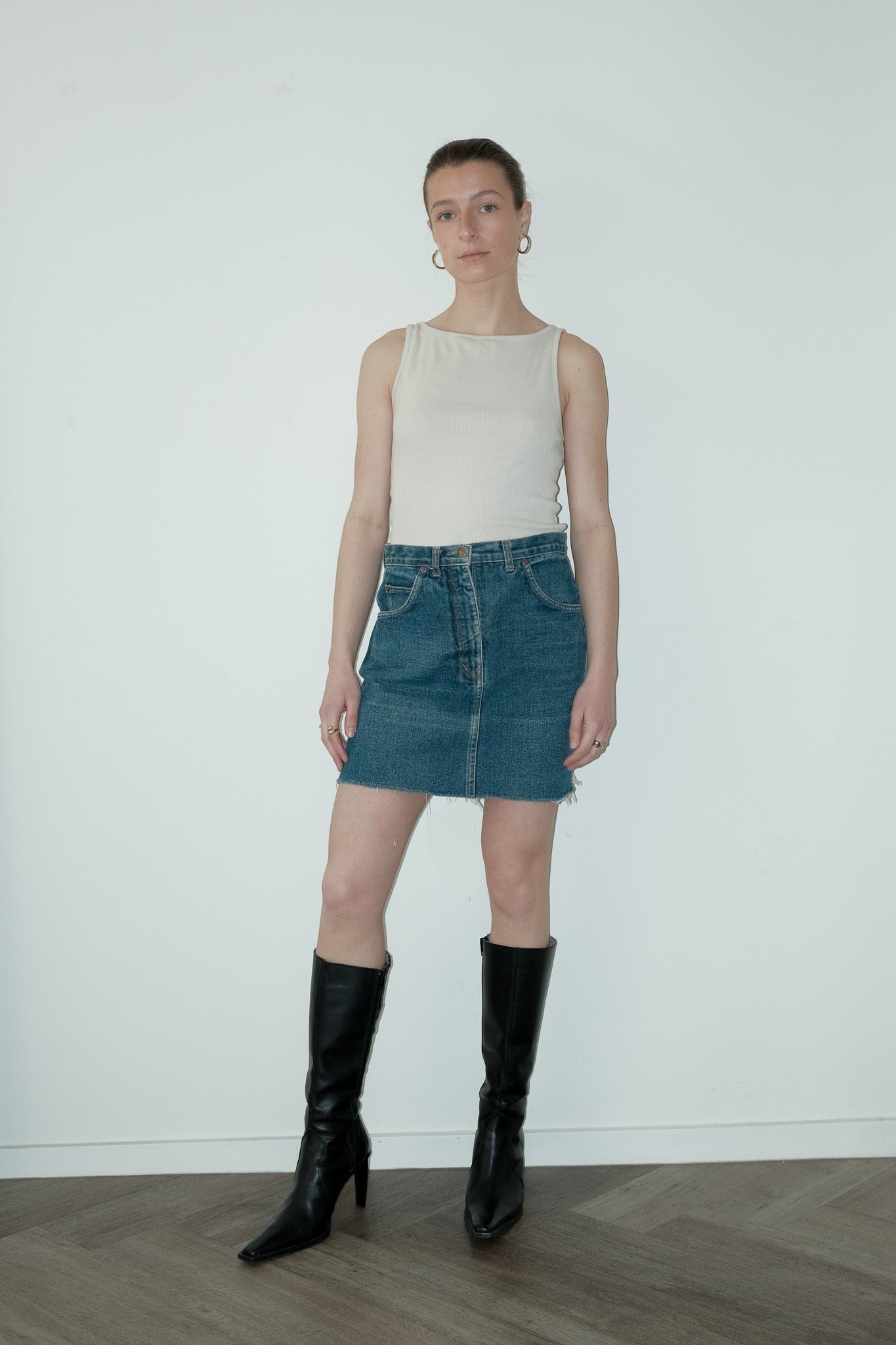 Cleo denim rok - S