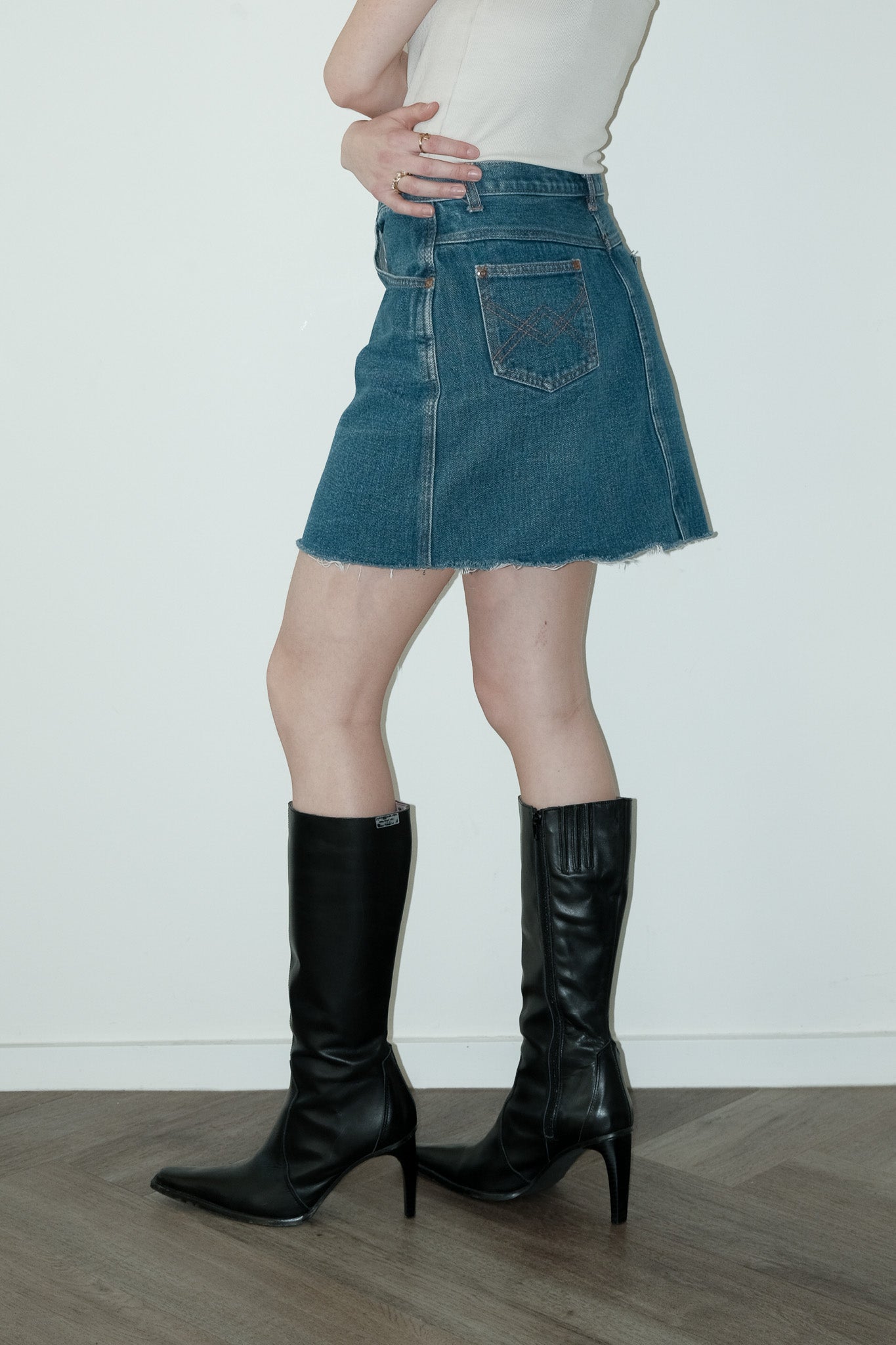 Cleo denim rok - S
