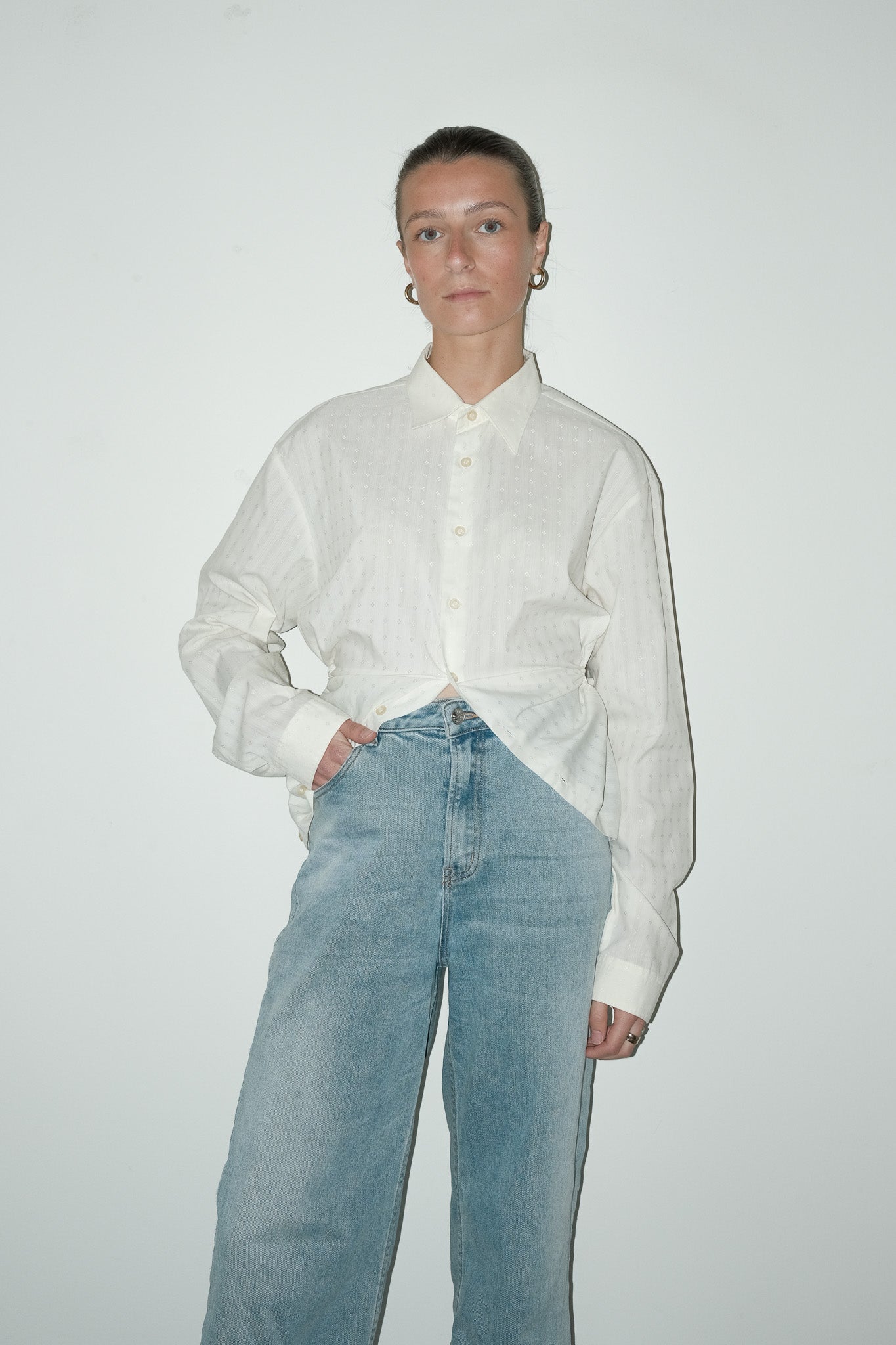 Tali reworked blouse - S