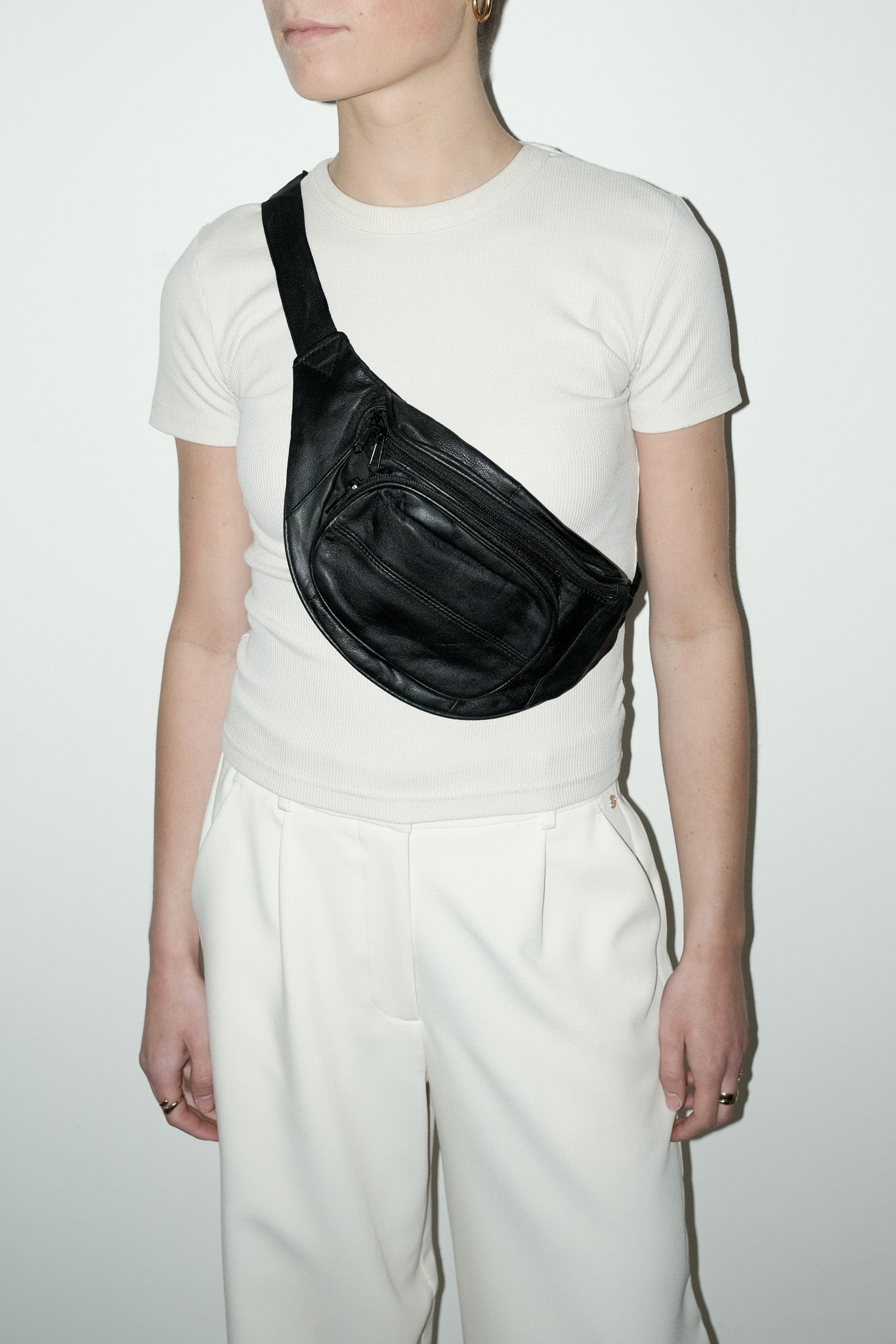 Yina 100% leer fannypack