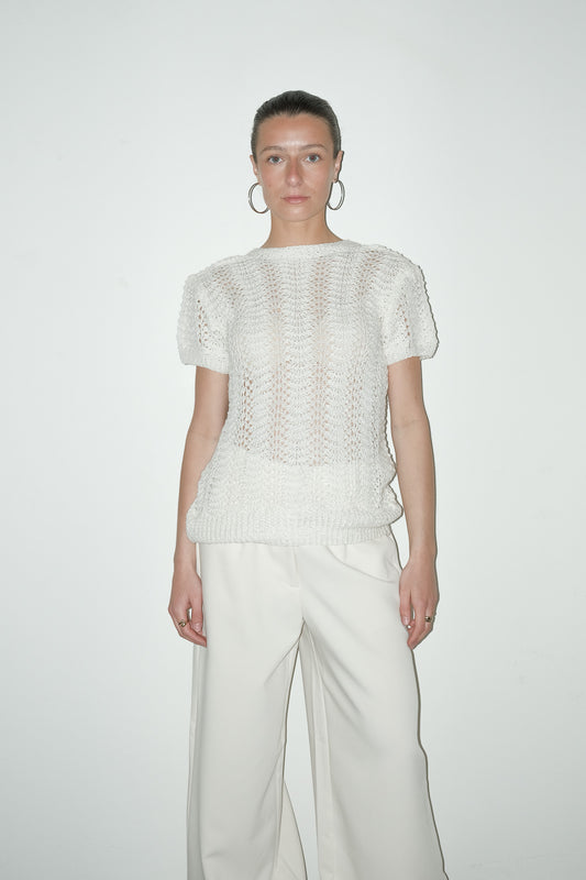 Ira crochet top - M
