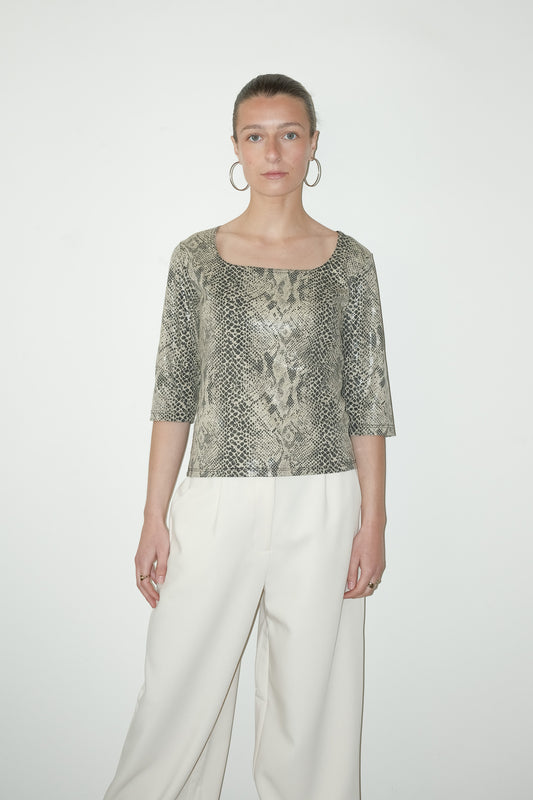 Lexi snake top - M