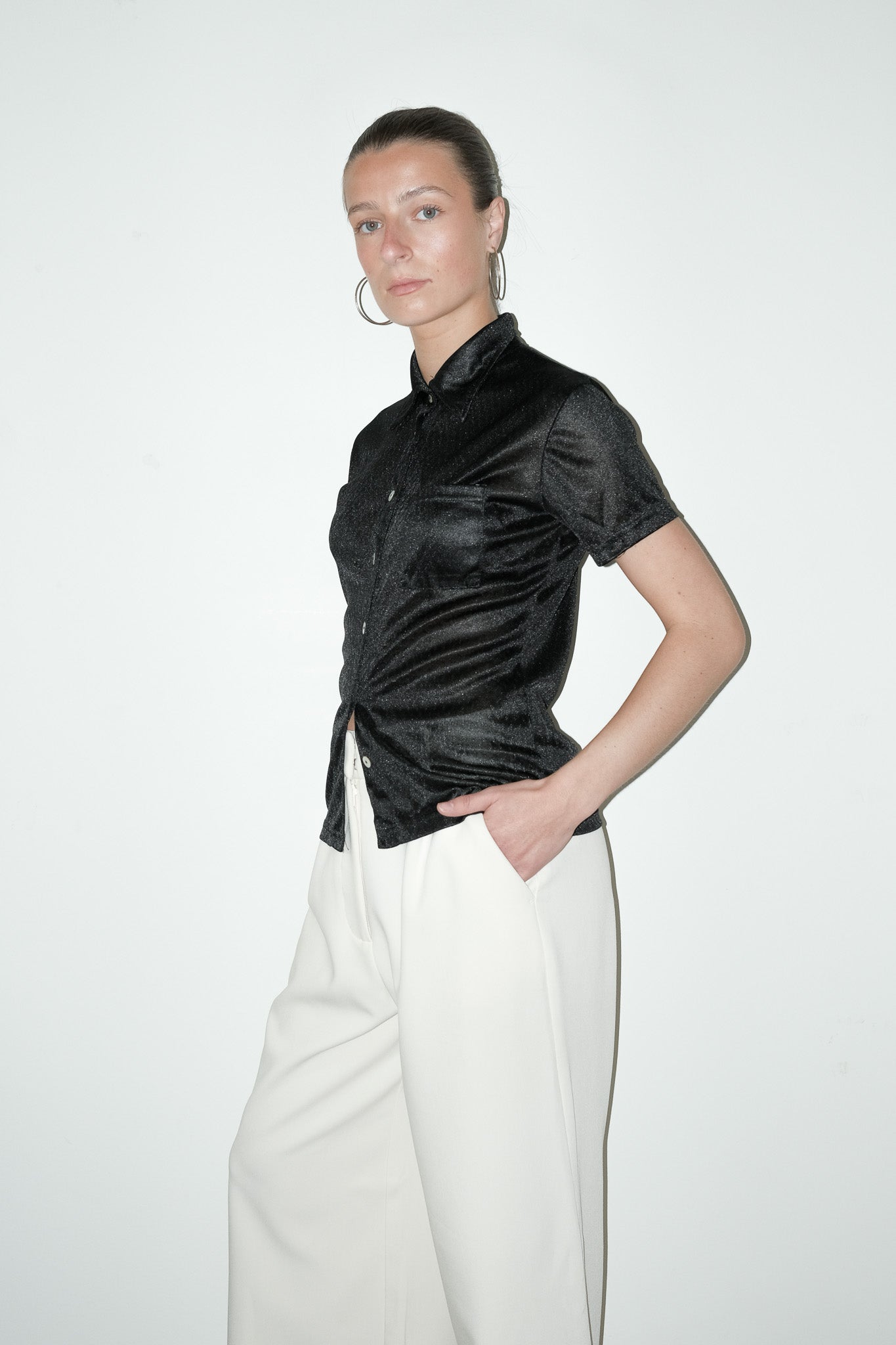 Myra fitted top - S