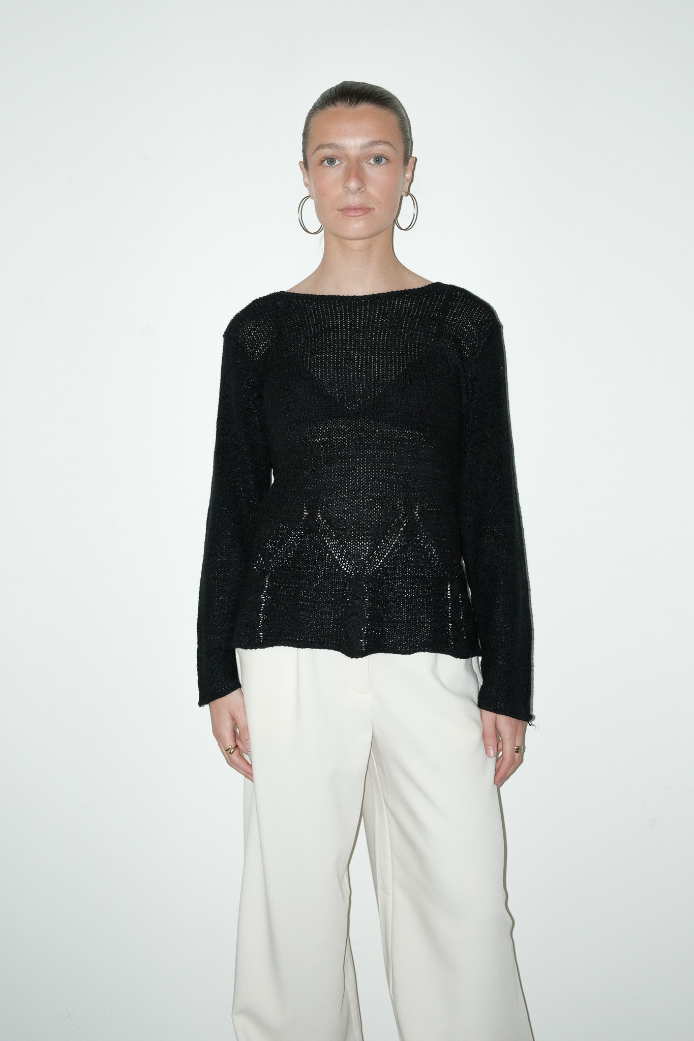 Osa gebreide top - M