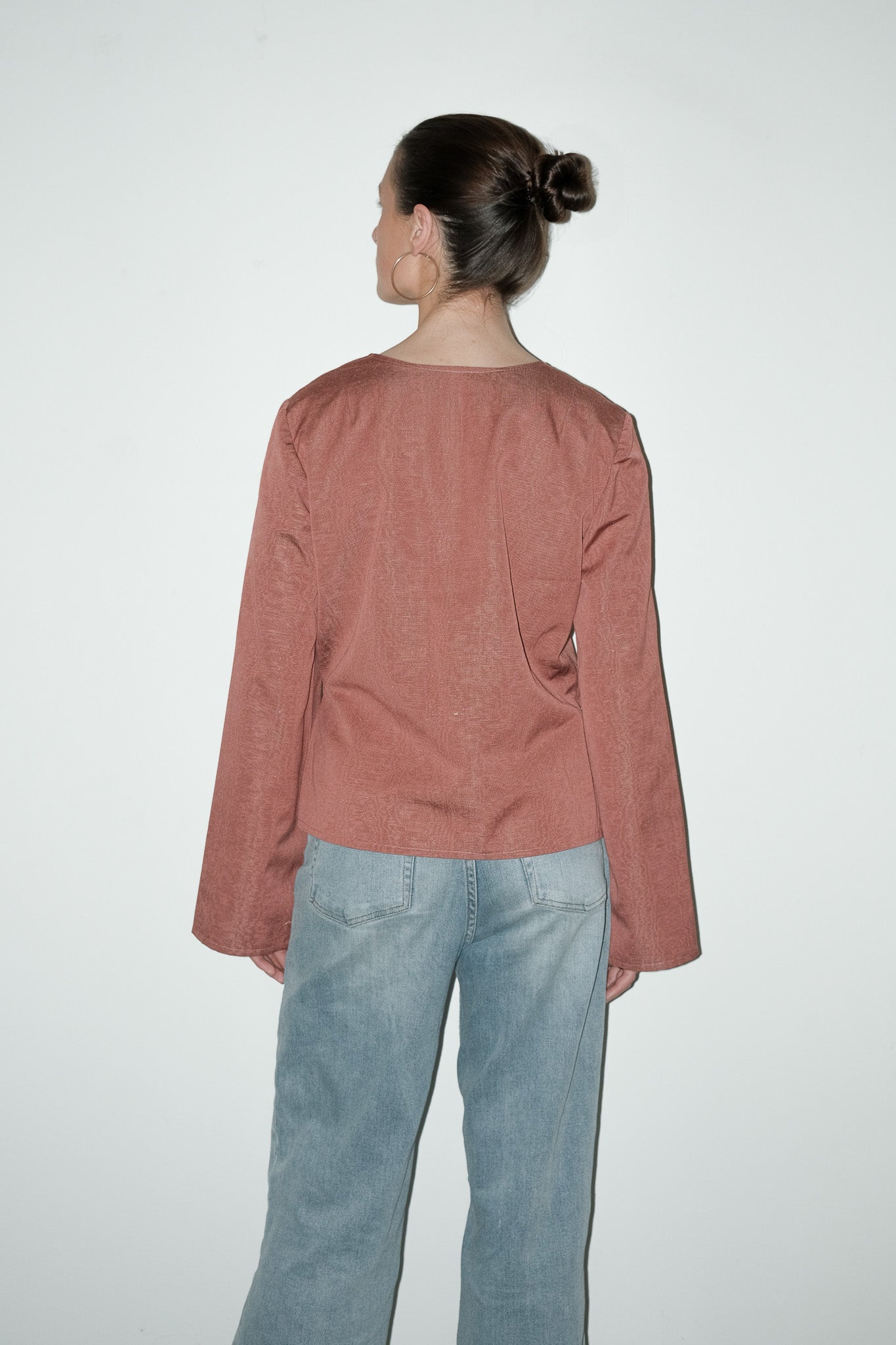 Lune reworked wrap blouse - one size