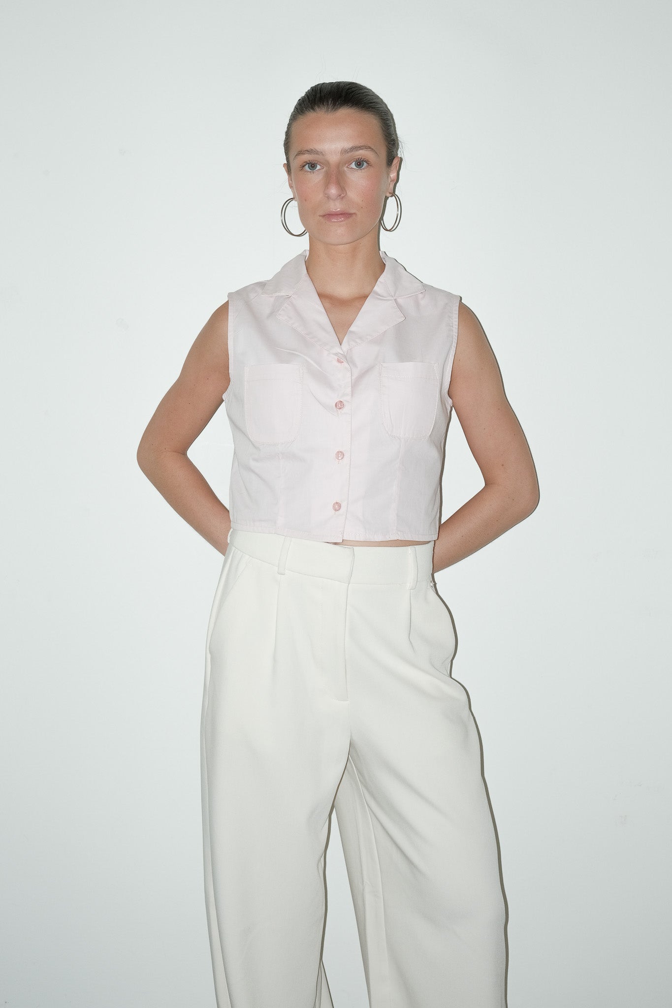 Noura cropped blousje - S