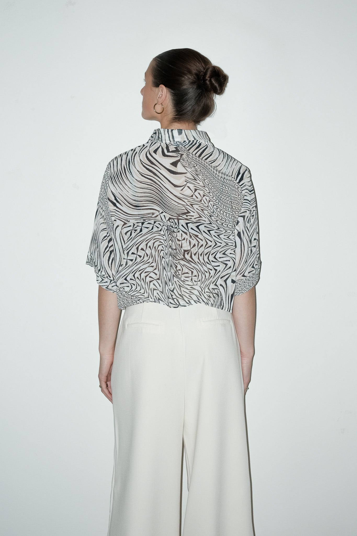 Nura cropped blouse - M