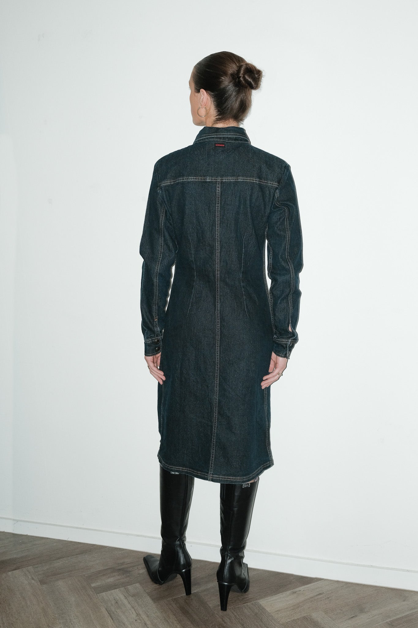 Novi denim jurk - M