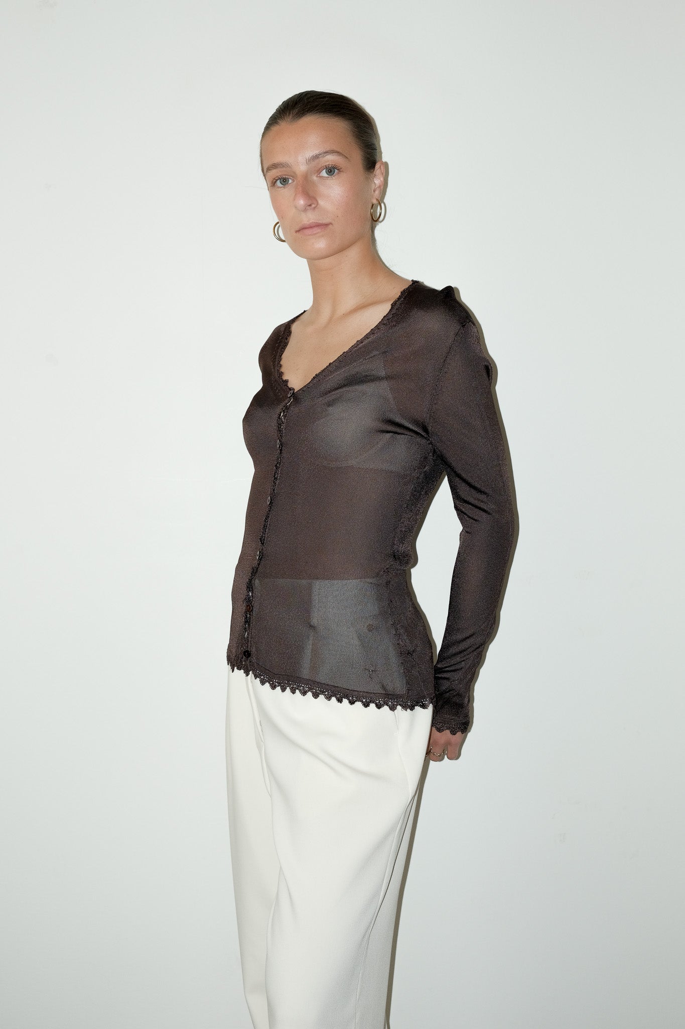 Nilo geweven top - M