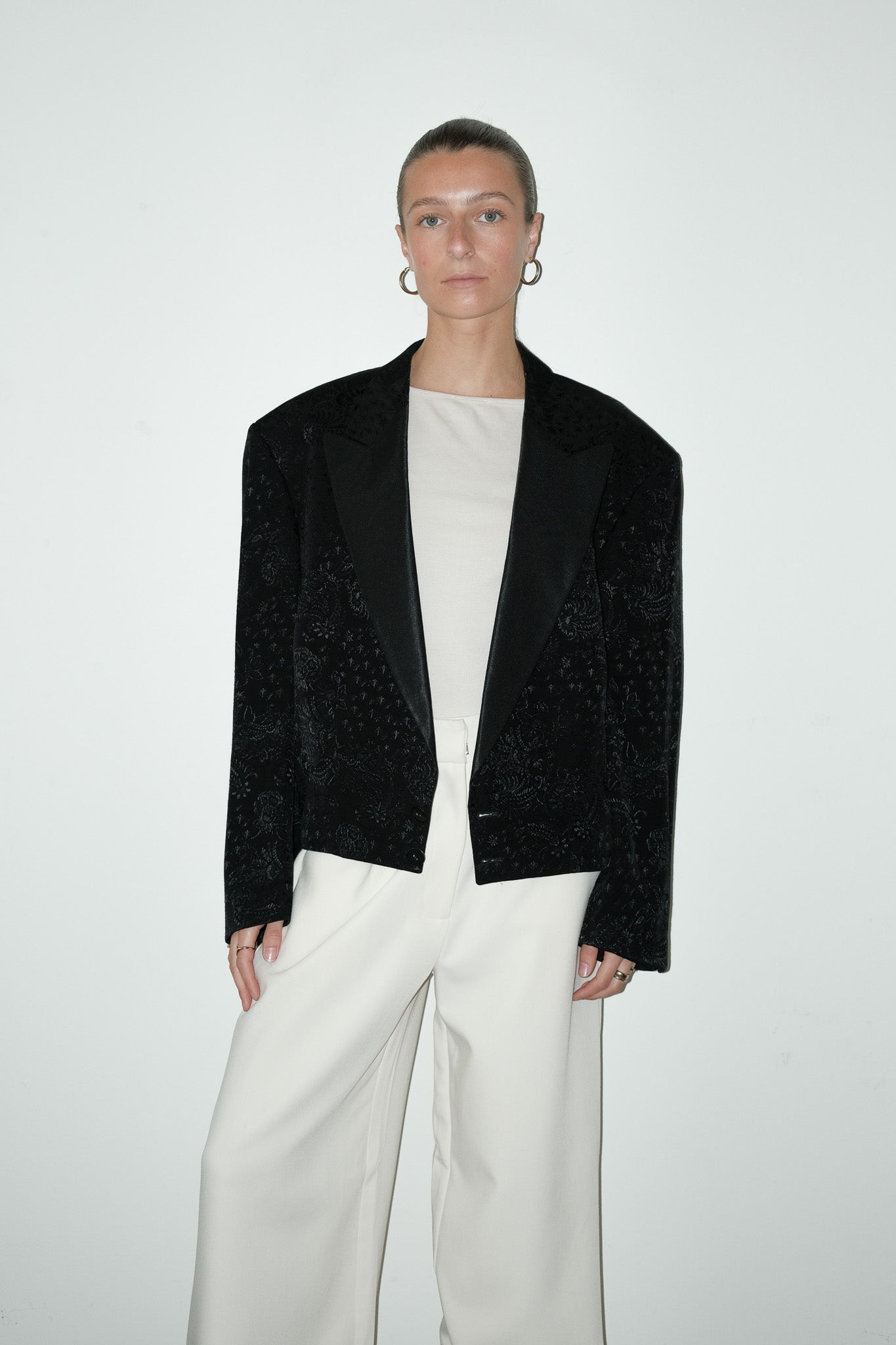 Veya cropped blazer - M