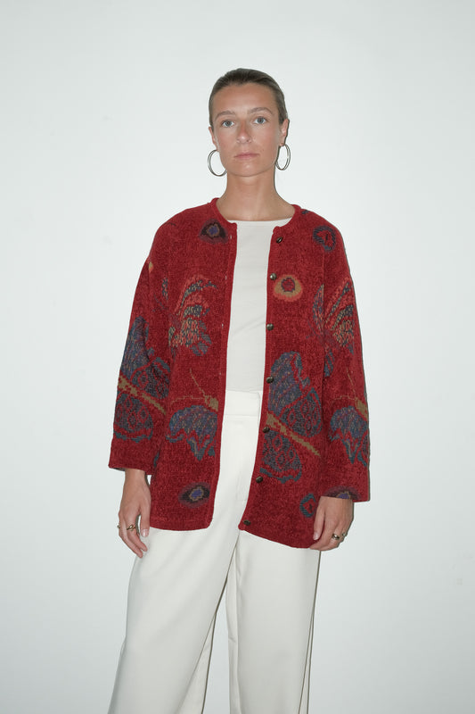 Lola gebreid vest - S