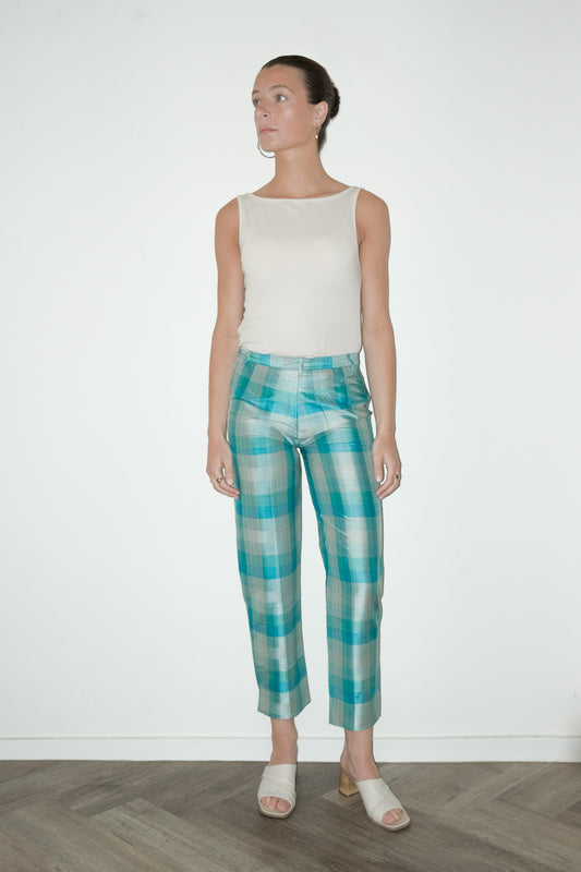 Junia 100% zijde broek - XS