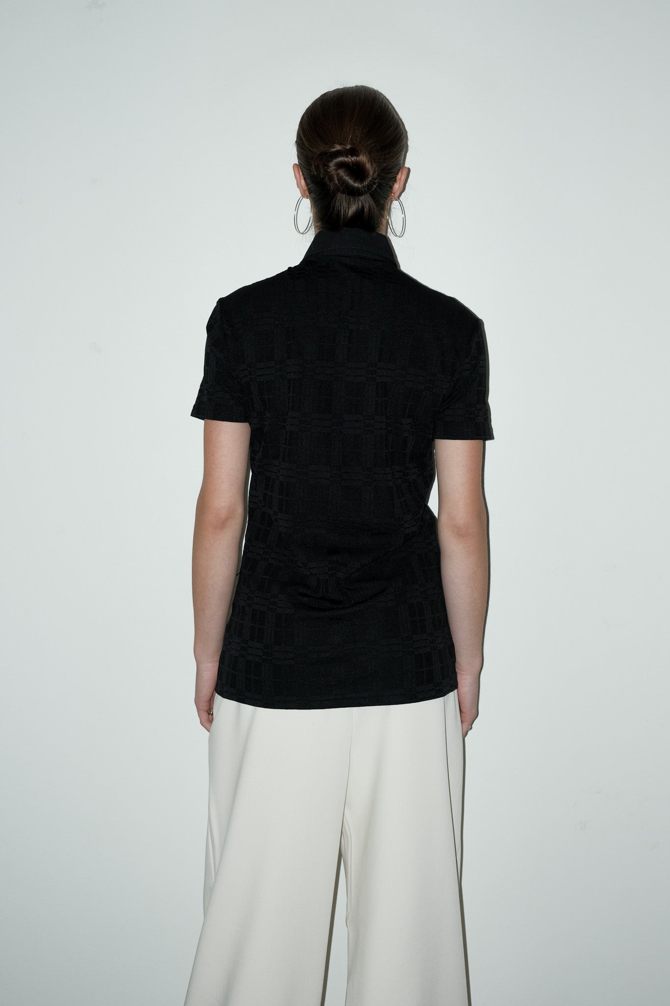 Sanae geweven top - S