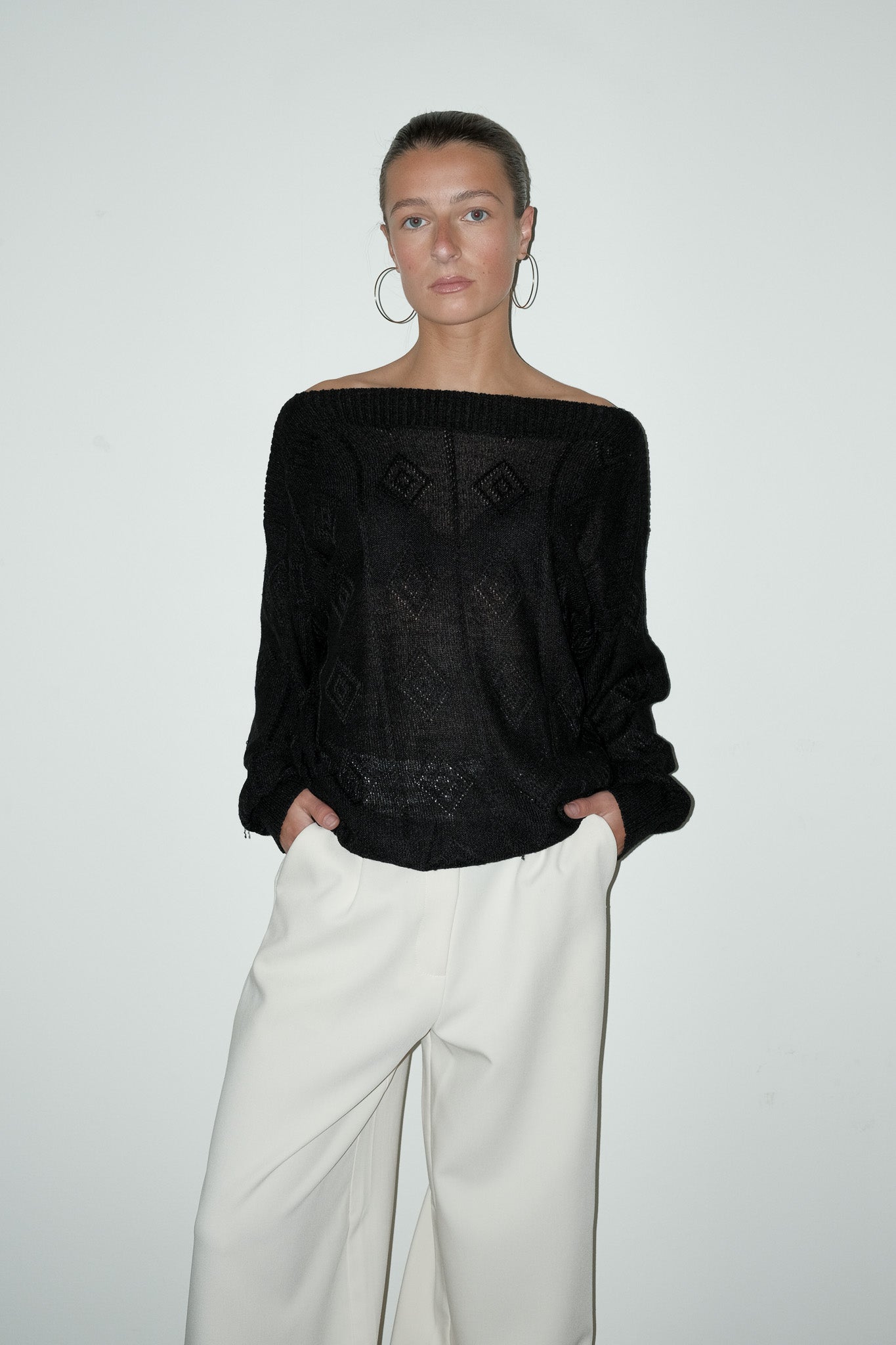 Jimmy off shoulder top - L