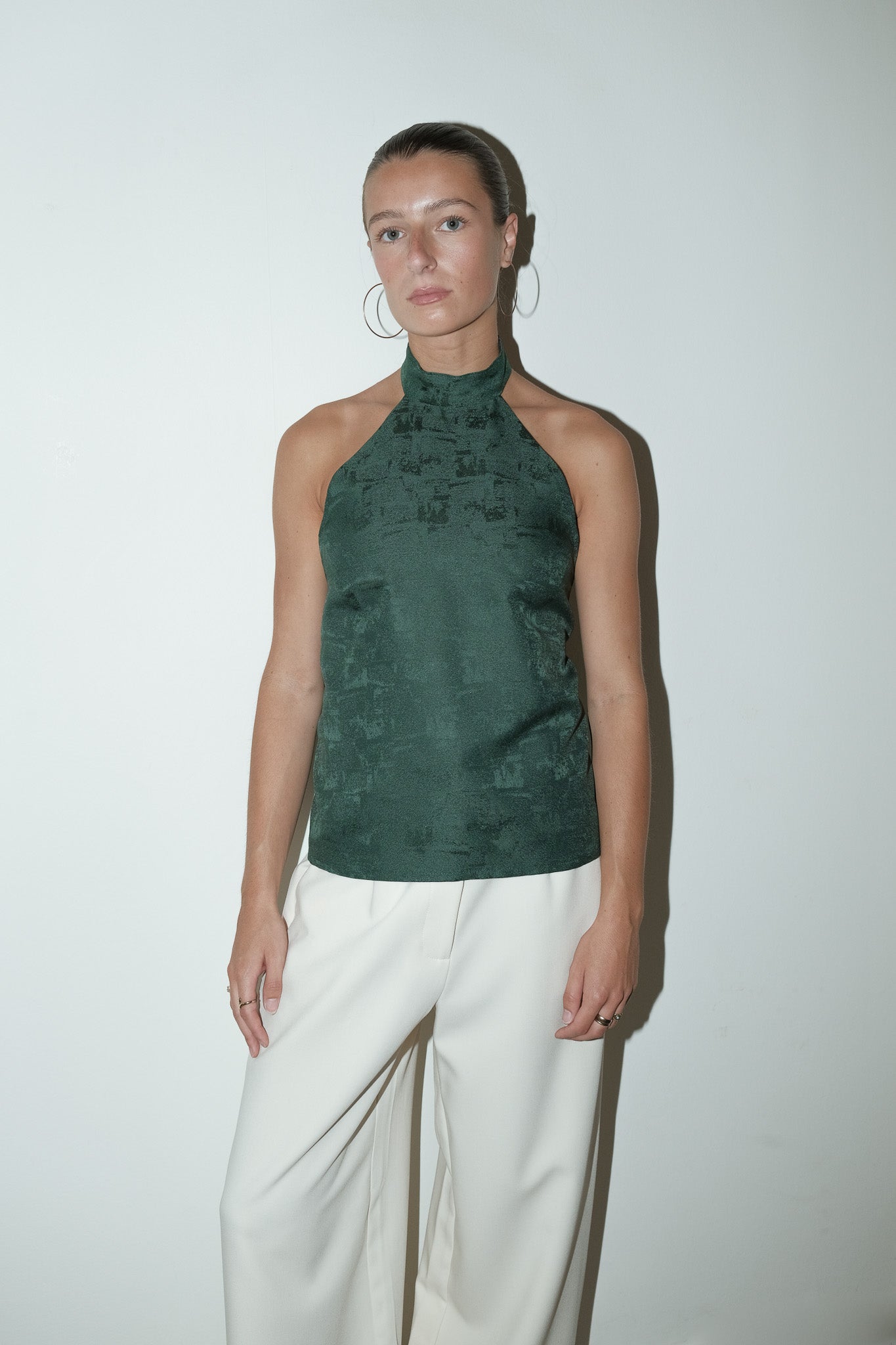 Viridian reworked halter top - one size