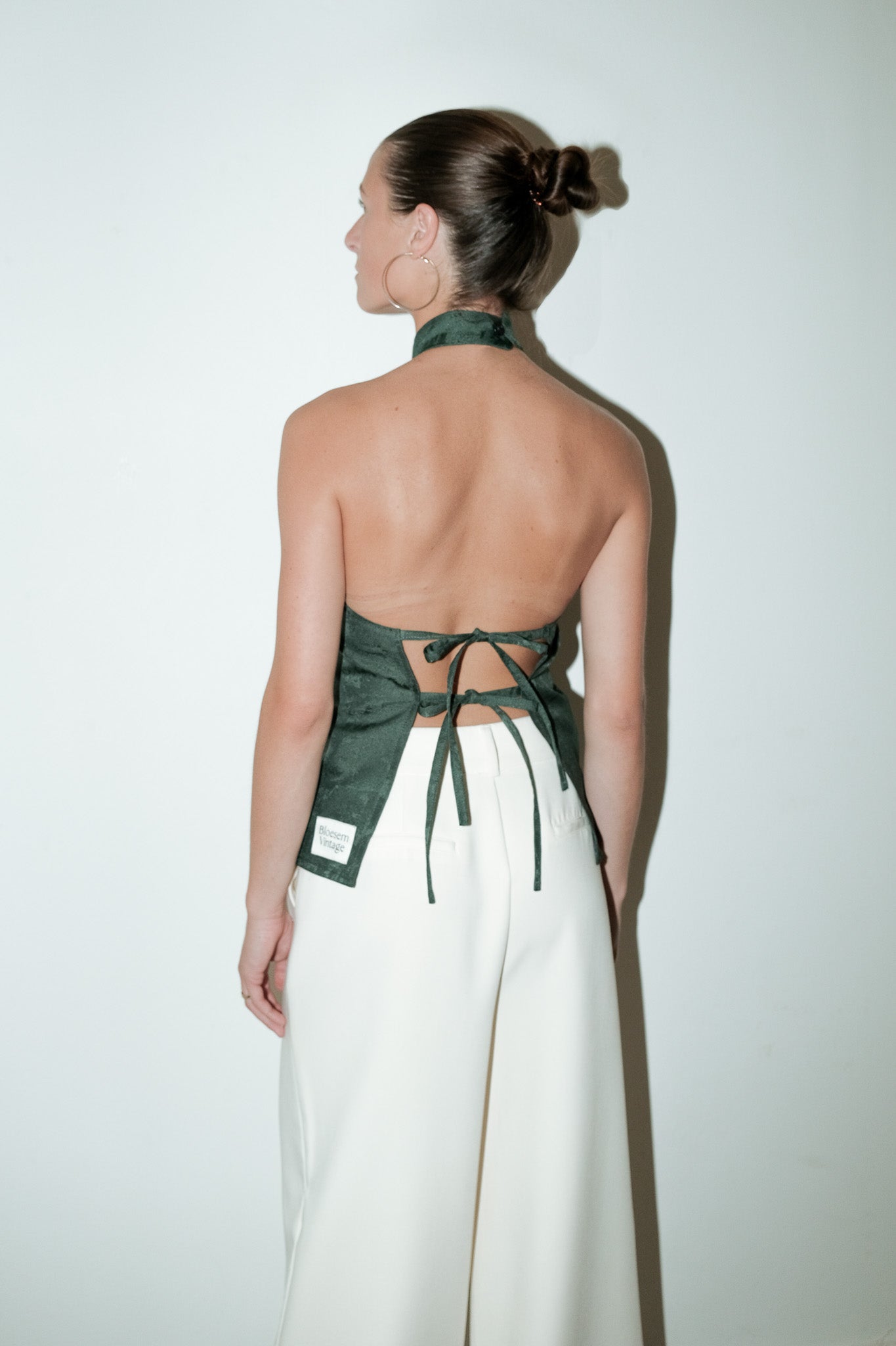 Viridian reworked halter top - one size