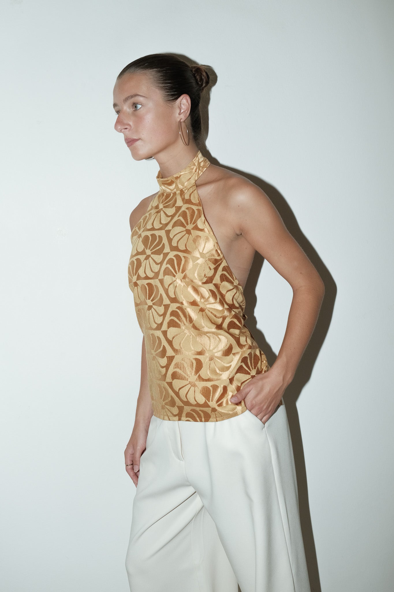 Yonae reworked halter top - one size
