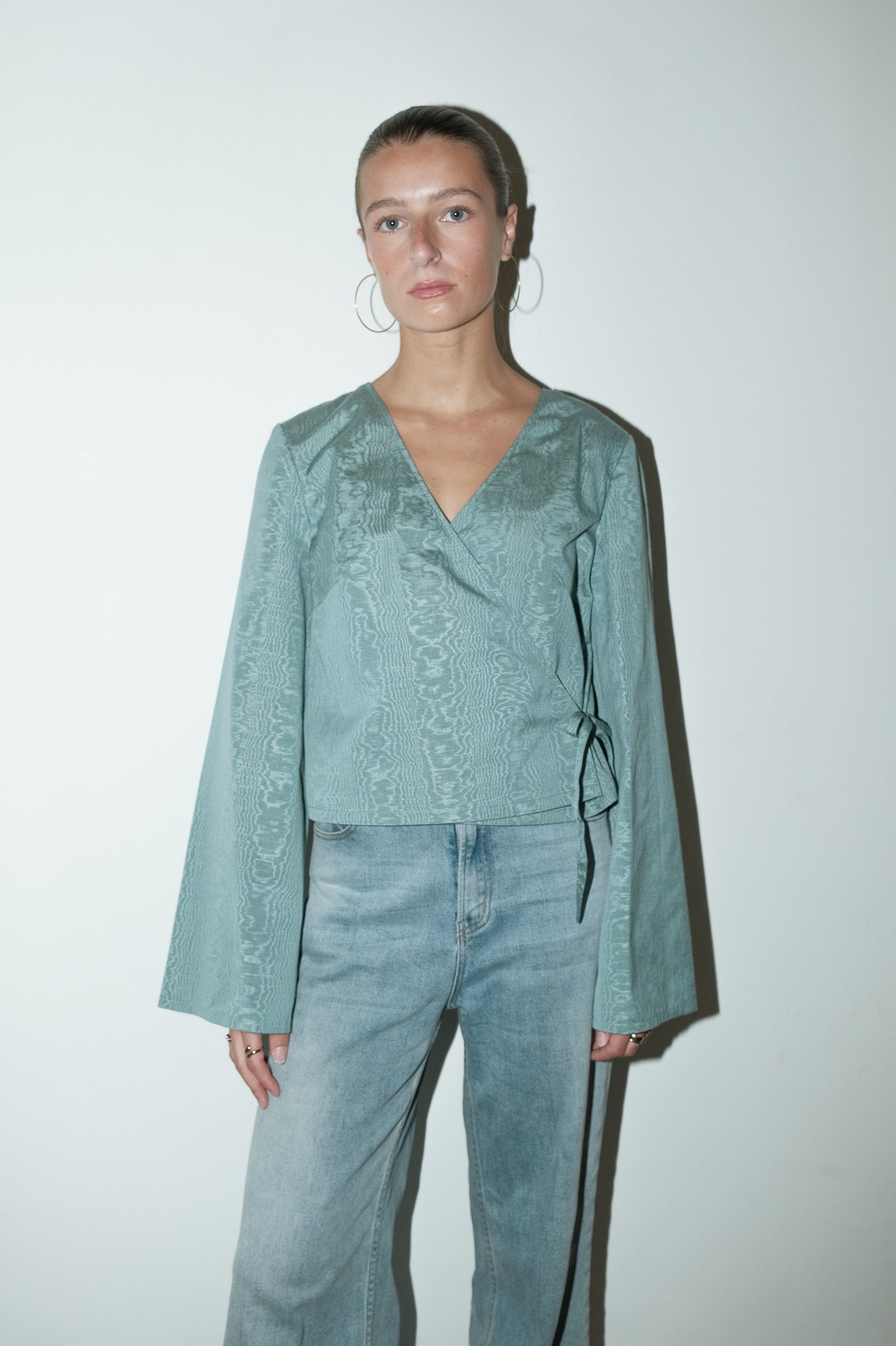 Mirre reworked wrap blouse - one size