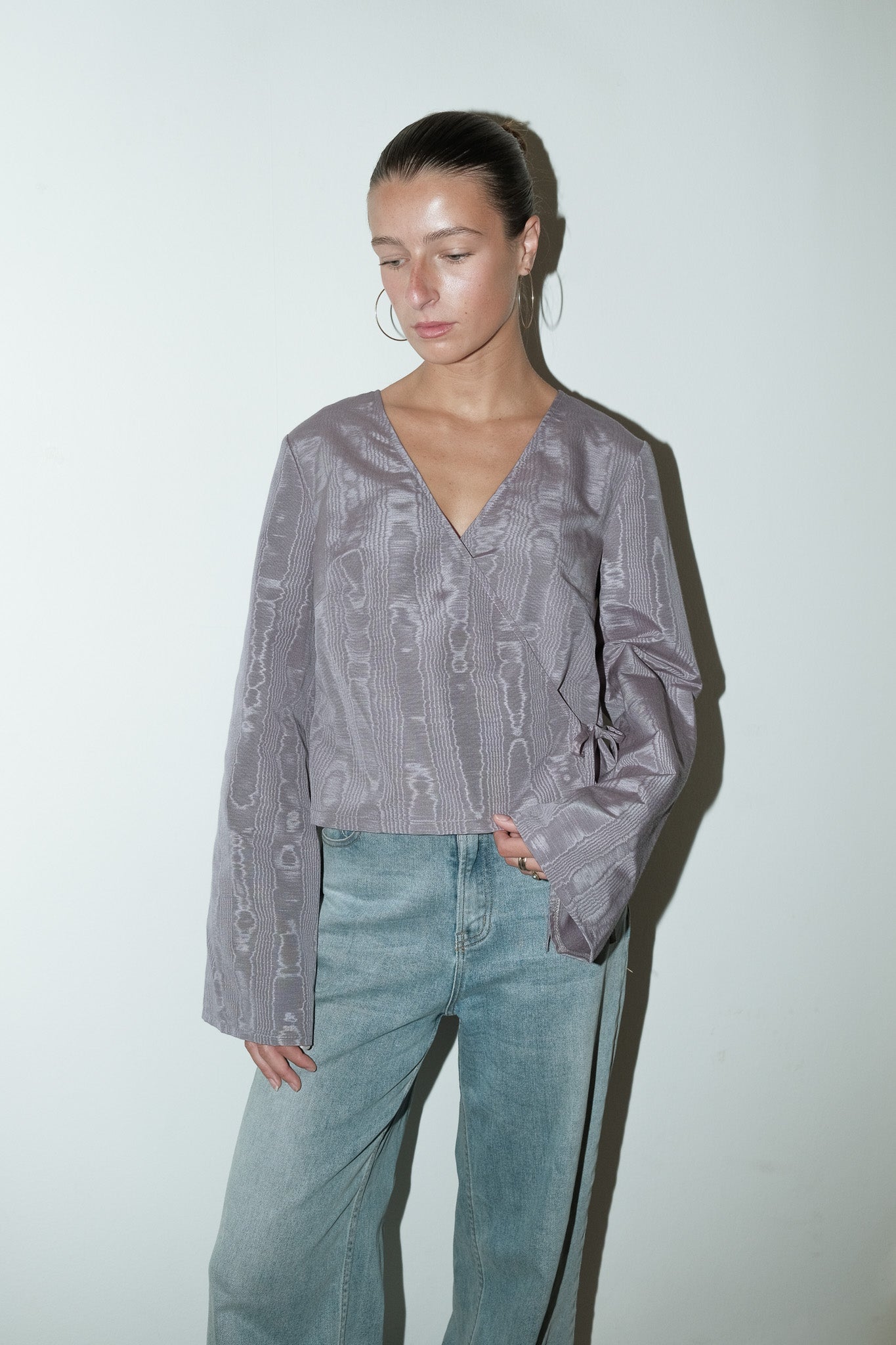 Monae reworked wrap blouse - one size
