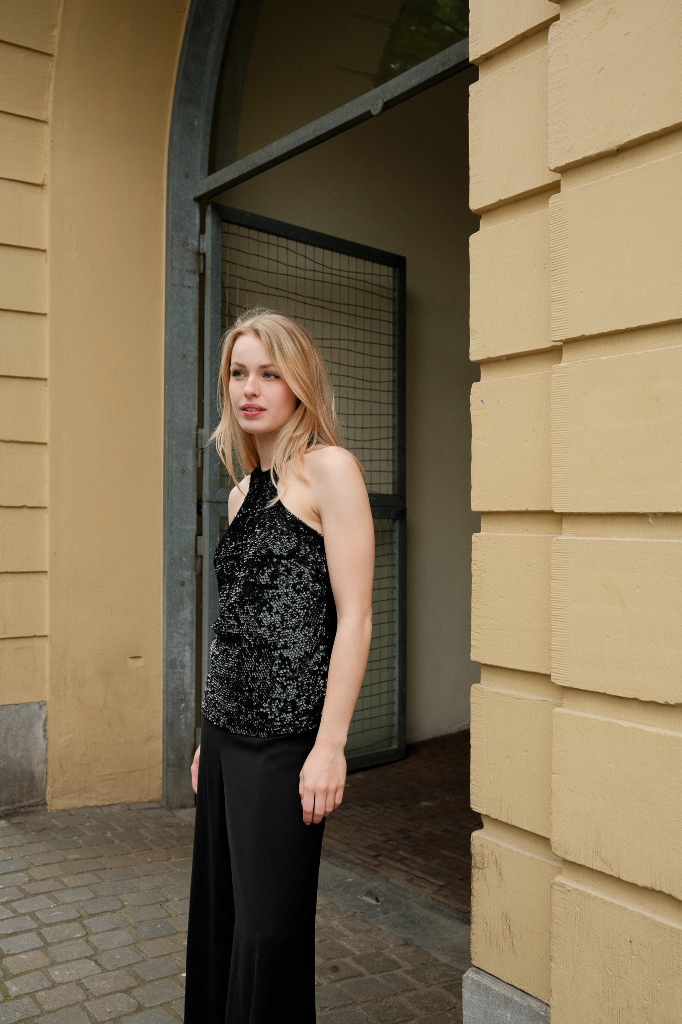 Nova cropped blouse - M