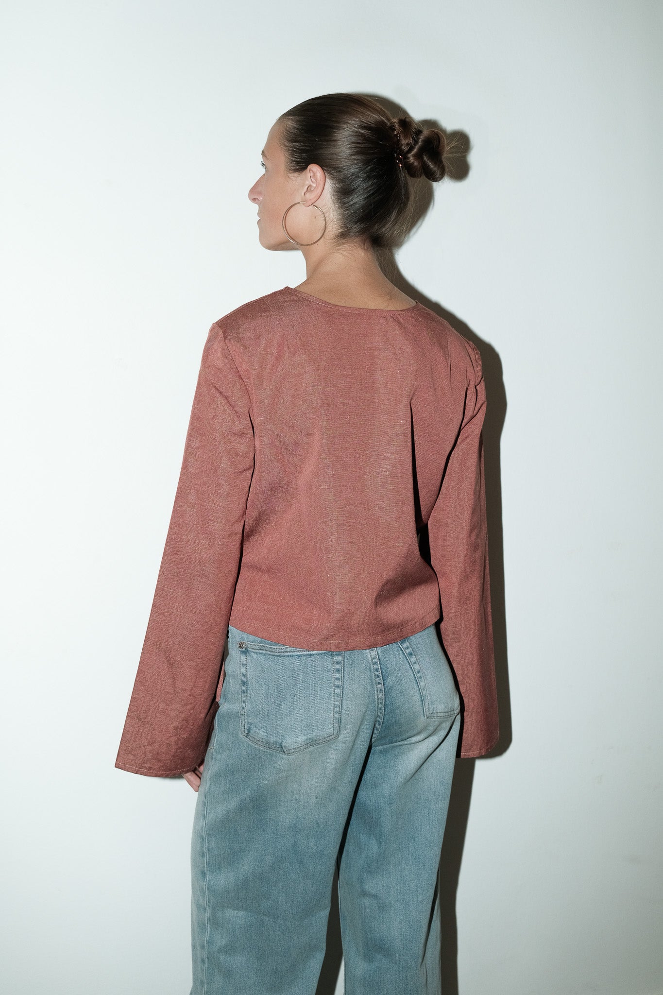 Roa reworked wrap blouse - one size