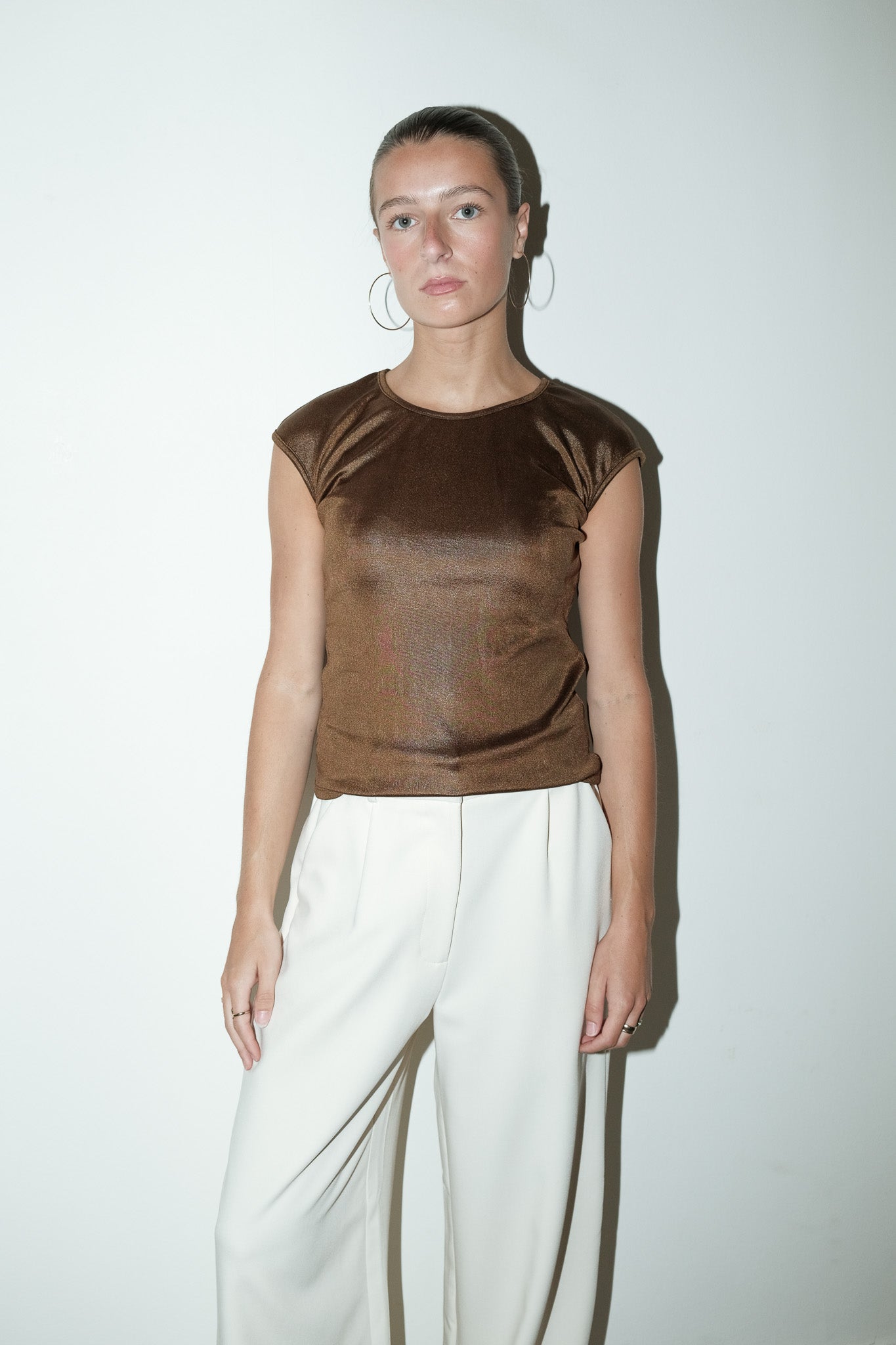 Lola metallic top - M