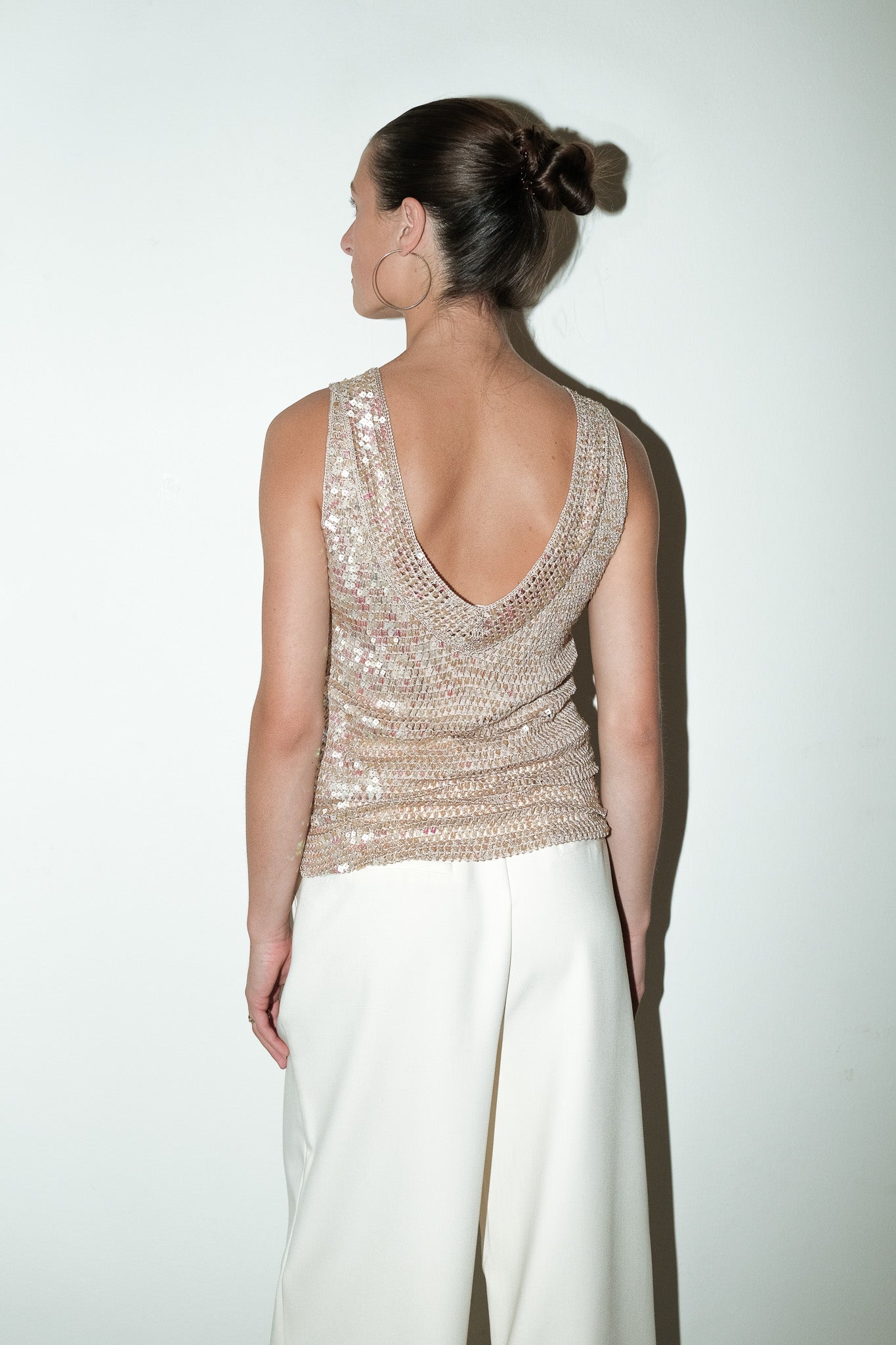 Carmen glitter top - M