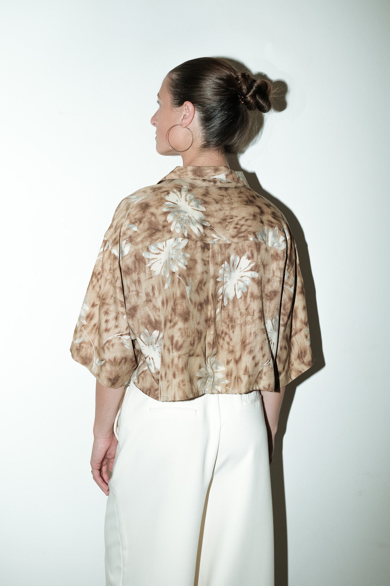 Ramoa cropped blouse - L