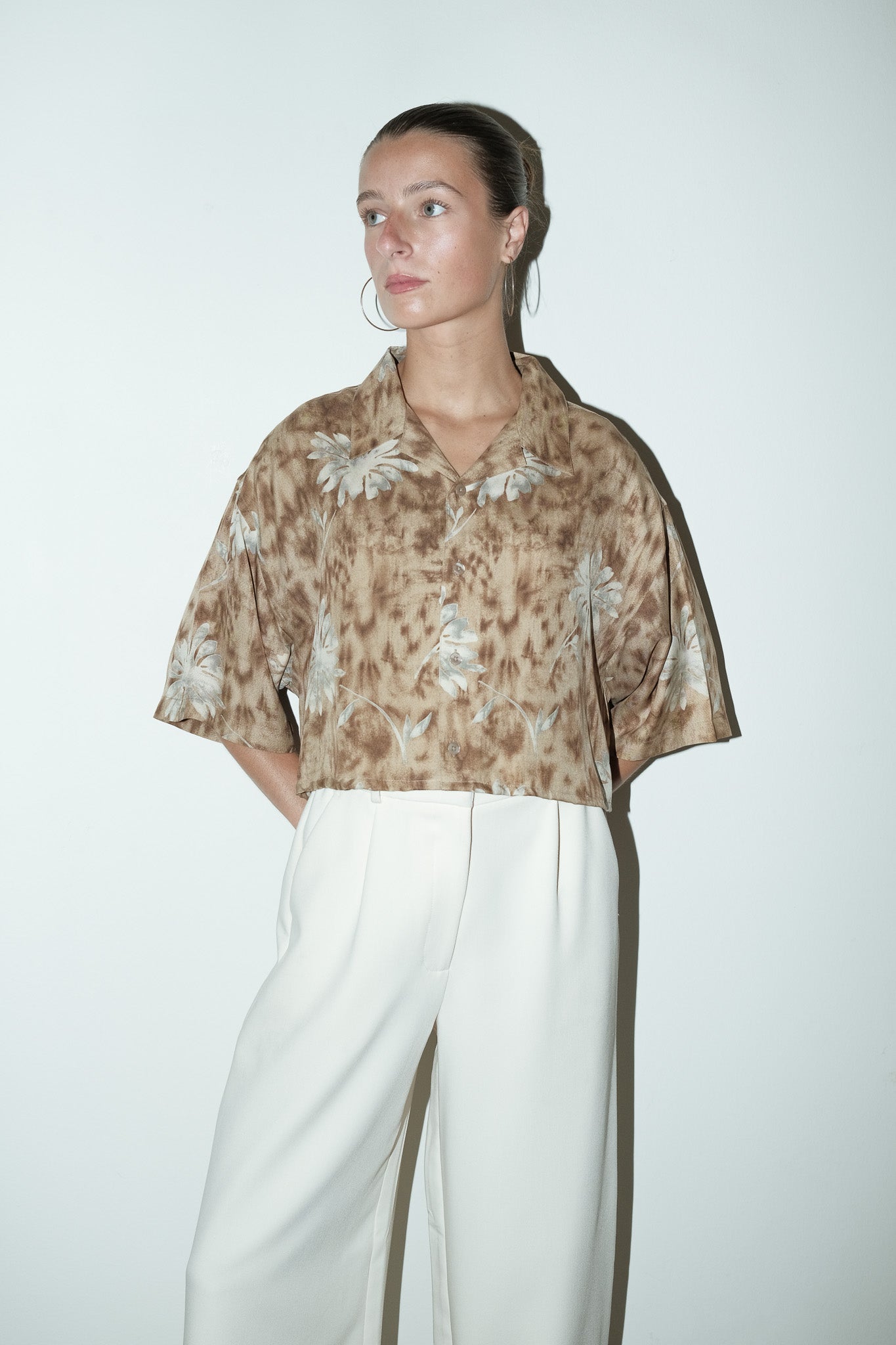 Ramoa cropped blouse - L