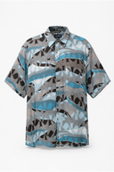 Liane geprinte boxy blouse - L