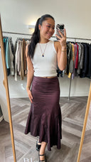 Lillian metallic rok - S
