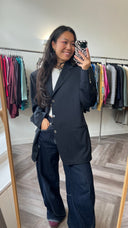 Nyla 100% wol blazer - L