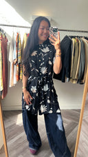 Nele mesh blouse - S