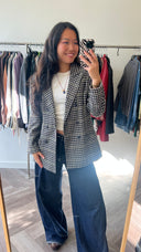 Lex geruite blazer - S