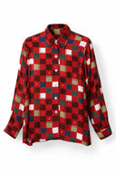 Joa checkboard blouse - M