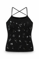 Gwen pailletten top - M