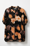 Demi geprinte blouse - M