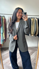 Sofie 100% wol blazer - L