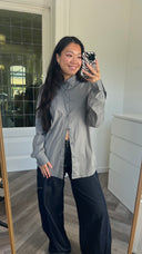 Ava katoenen blouse - S