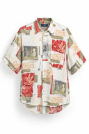 Tilde geprinte blouse - L