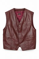 Natalie 100% leer gilet - XL