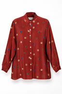Nika cupro blouse - S-M