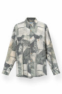 Puck geprinte blouse - L