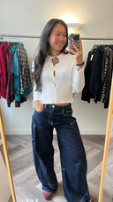 Layla fijngebreid vestje - XS